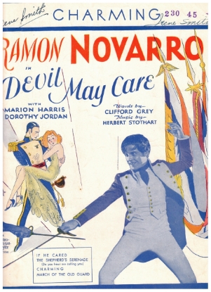 Picture of Charming, from movie "Devil May Care", Clifford Grey & Herbert Stothart, sung by Ramon Novarro
