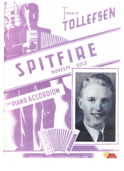 Picture of Spitfire, Toralf Tollefsen, accordion solo sheet music