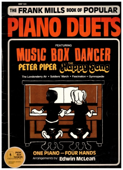 Picture of The Frank Mills Book of Popular Piano Duets, arr. Edwin McLean, piano duet, sheet music folio