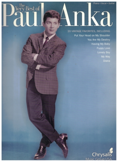 Picture of The Very Best of Paul Anka, 20 Vintage Favorites, sheet music songbook
