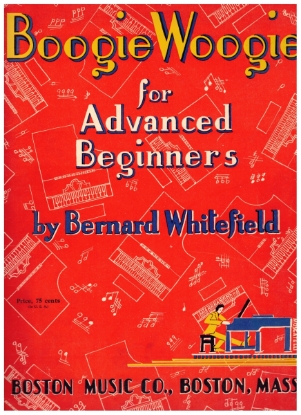Picture of Boogie Woogie for Advanced Beginners, Bernard Whitefield, piano solo, sheet music folio