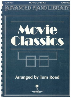 Picture of Advanced Piano Library Volume 2, Movie Classics, arranged by Tom Roed, piano solos, sheet music folio