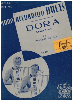 Picture of Dora (Mazurka), Pietro Deiro, accordion solo 