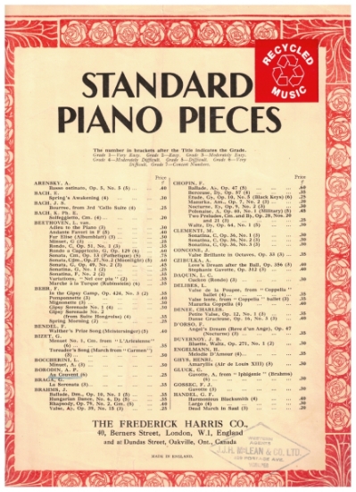 Picture of Au Couvent, A. Borodin, piano solo 