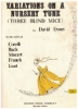 Picture of Variations on a Nursery Tune in the Styles of Five Classical Composers(Three Blind Mice), David Evans, piano solo 