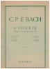 Picture of Six Sonatas for Piano, C. P. E. Bach