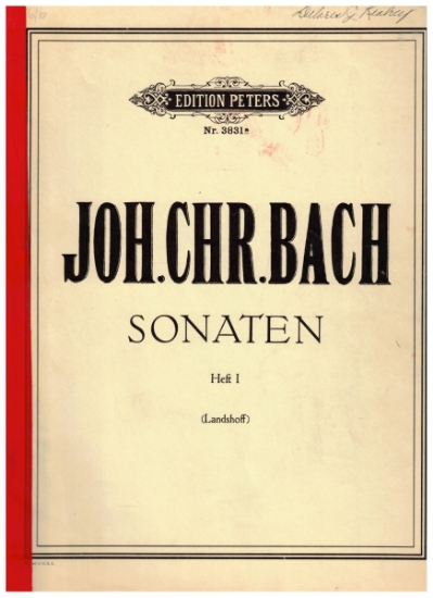 Picture of Ten Assorted Sonatas from Opus 5 & Opus 17, (Complete in two books) C. P. E. Bach, piano solo