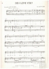 Picture of Do I Love You, Leon Pober, recorded by Don Ho, sheet music