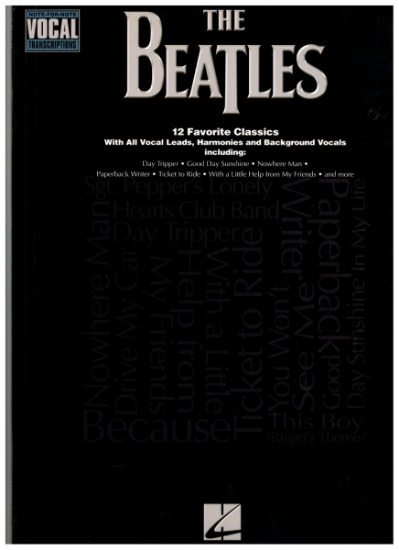 Picture of The Beatles Note-for-Note Vocal Transcriptions, sheet music songbook, coil bound