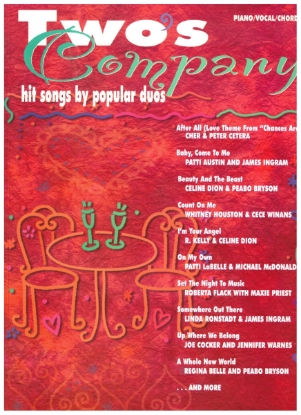 Picture of Two's Company, Hit Songs By Popular Duos, vocal duet songbook
