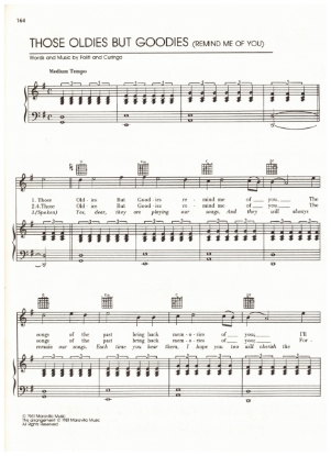 Picture of Those Oldies But Goodies (Remind Me of You), Politi & Curinga, recorded by Little Caesar & the Romans, sheet music
