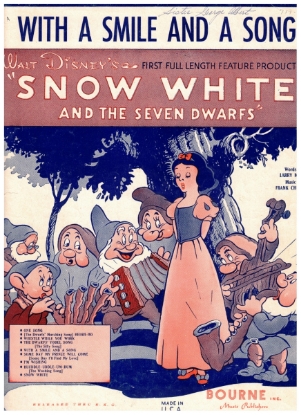 Picture of With a Smile and a Song, from "Snow White & the Seven Dwarfs", Larry Morey & Frank Churchill