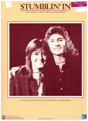 Picture of Stumblin' In, Nicky Chinn & Mike Chapman, recorded by Suzi Quatro & Chris Norman