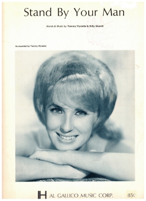 Picture of Stand By Your Man, Tammy Wynette & Billy Sherrill, recorded by Tammy Wynette