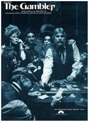 Picture of The Gambler, Don Schlitz, recorded by Kenny Rogers, sheet music