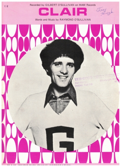 Picture of Clair, Raymond O'Sullivan, recorded by Gilbert O'Sullivan
