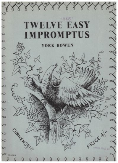 Picture of Twelve Easy Impromptus, York Bowen, piano solo