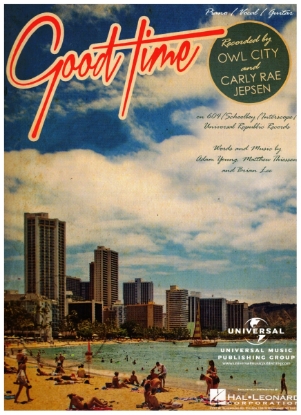 Picture of Good Time, Adam Young/ Matthew Thiessen/ Brian Lee, recorded by Owl City & Carly Rae Jepsen
