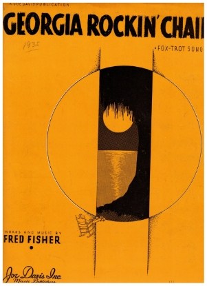 Picture of Georgia Rockin' Chair, Fred Fisher, recorded by Dolly Dawn; Fats Waller, sheet music