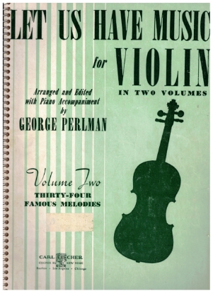 Picture of Let Us Have Music for Violin Volume 2, ed. George Perlman