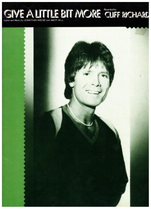 Picture of Give a Little Bit More, Jonathan Hodge & Andy Hill, recorded by Cliff Richard