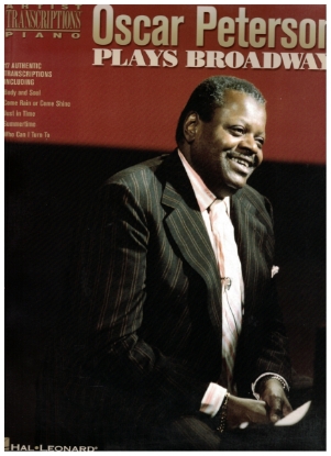 Picture of Oscar Peterson Plays Broadway, transcribed by Richard Tuttobene, piano solo, sheet music folio