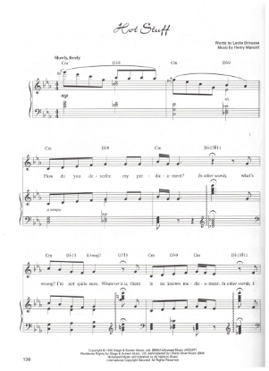 Picture of Hot Stuff, from "Victor/Victoria - The Musical", Leslie Bricusse & Henry Mancini, sheet music