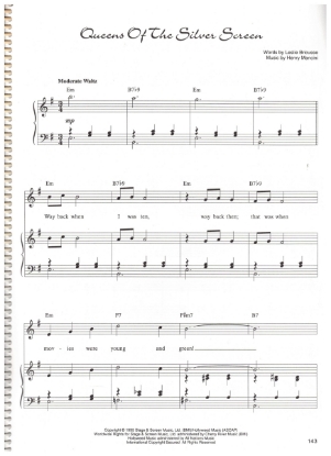 Picture of Queens of the Silver Screen, from "Victor/Victoria - The Musical", Leslie Bricusse & Henry Mancini, sheet music