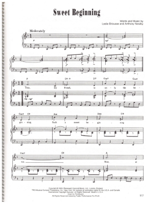 Picture of Sweet Beginning, from M. C. "The Travelling Music Show", Leslie Bricusse & Anthony Newley, sheet music