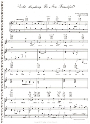 Picture of Could Anything Be More Beautiful, from M. C. "Henry the 8th", words and music Leslie Bricusse, pdf copy
