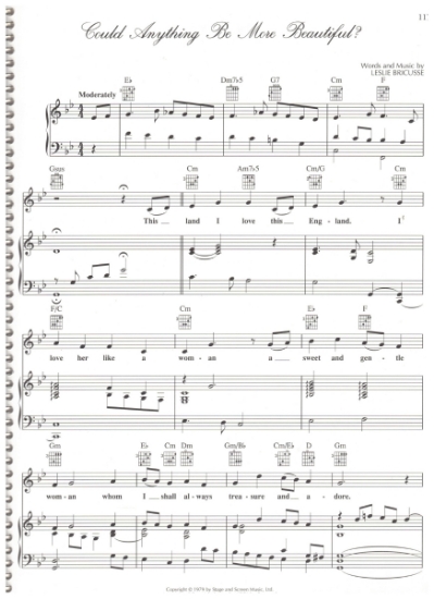 Picture of Could Anything Be More Beautiful, from M. C. "Henry the 8th", words and music Leslie Bricusse, sheet music