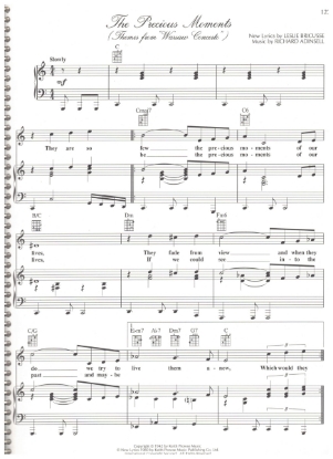 Picture of The Precious Moments (Themes from Warsaw Concerto), from movie "The Sea Wolves", words Leslie Bricusse & music Richard Adinsell, pdf copy 