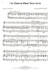 Picture of I'm Gonna Wear Your Love, from PBS special "New York Scrapbook", Tom Jones & Harvey Schmidt, sheet music
