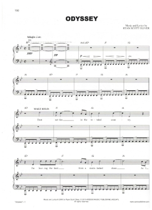 Picture of Odyssey, Ryan Scott Oliver, sheet music