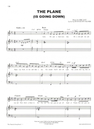 Picture of The Plane (Is Going Down), Ryan Scott Oliver & Eric Day, sheet music