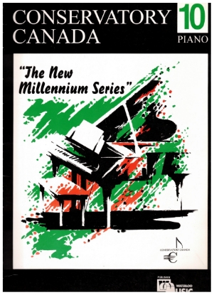 Picture of Conservatory Canada Grade 10 Piano, The New Millenium Series, piano solo folio