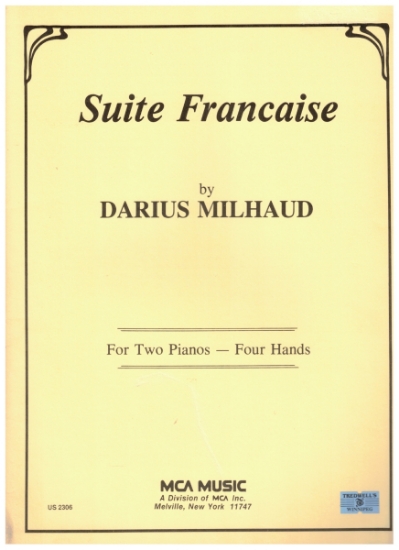 Picture of Suite Francaise Darius Milhaud,  2 pianos - 4 hands