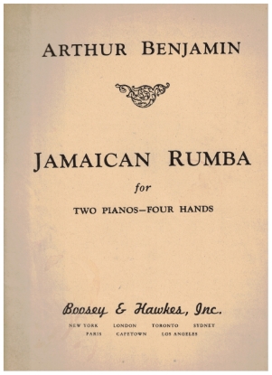 Picture of Jamaican Rumba, Arthur Benjamin,  2 pianos - 4 hands, piano duo folio