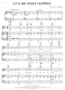 Picture of Let's See What Happens. from "Darling of the Day", E. Y. Harburg & Jule Styne, sheet music