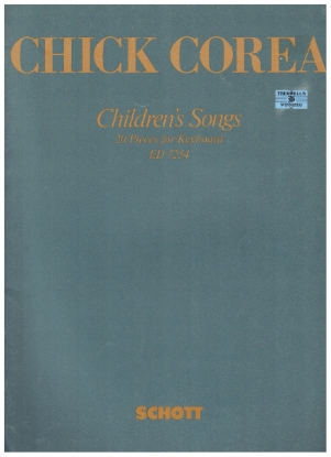 Picture of Children's Songs, Chick Corea, piano solo folio