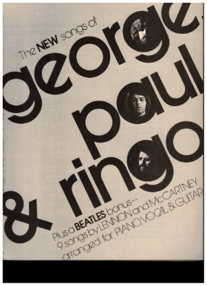 Picture of The New Songs of George, Paul & Ringo, songbook