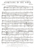 Picture of Something in the Wind, movie title song, Leo Robin & John Green, sheet music
