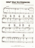 Picture of Don't Talk to Strangers, written & recorded by Rick Springfield, sheet music