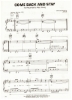 Picture of Come Back and Stay, Jack Lee, recorded by Paul Young, sheet music, pdf copy 
