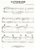 Picture of A Little In Love, Alan Tierney, recorded by Cliff Richard, sheet music