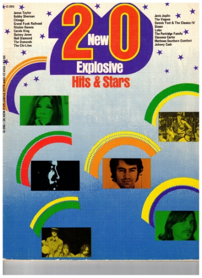 Picture of 20 New Explosive Hits & Stars, sheet music songbook