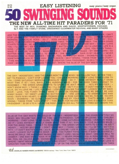 Picture of 50 Swinging Sounds for '71, songbook