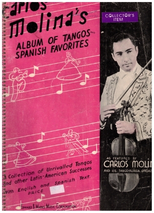 Picture of Carlos Molina's Album of Tangos & Spanish Favorites, songbook