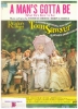 Picture of A Man's Gotta Be (What He's Born To Be), from movie "Tom Sawyer", Richard & Robert Sherman, sheet music