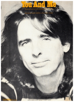Picture of You and Me, Alice Cooper & Dick Wagner, recorded by Alice Cooper, sheet music